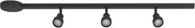 Eglo 901653 - Corp de iluminat cu 3 spoturi EASYT SET, 3xGU10/10W/230V, negru