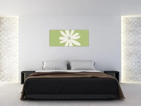 Tablou - Hippies, flori verzi N⁰2 (120x50 cm)