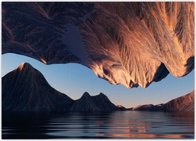 Tablou - Faleze 3D (70x50 cm)