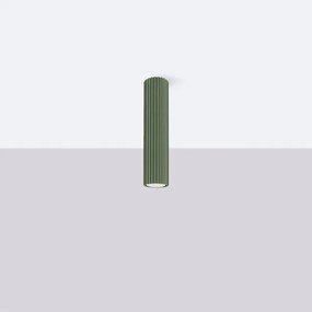 Spot Sollux SL.1608 KARBON 1xGU10/10W/230V 30 cm verde