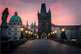 Tablou - Pe podul lui Carol,Praga (90x60 cm)