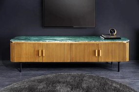 Comoda TV design retro cu blat din marmura Veneziano 160cm A-44534 VC