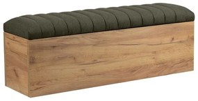 Bancă verde/în culoare naturală Oceane – Bobochic Paris