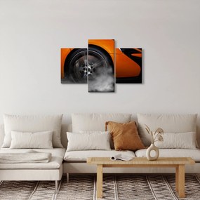 Tablou - Mașină sport portocalie (90x60 cm)