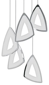 Eglo 95219 - Lustră LED AMONDE, 5 x 6 W, 230 V