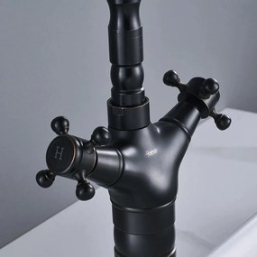 Baterie pentru baie / de bucătărie Rea Rustico Old Black