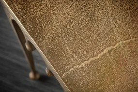 Masuta deosebita design picatura Liquid Line S 45cm, auriu