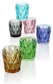Set 6 pahare Diamante, 270 ml