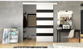 Uși culisante Larouche 5 (alb + negru). 1083358