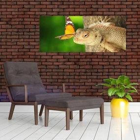 Tablou - Șopârlă (120x50 cm)