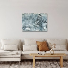 Tablou - Tower Bridge în tonuri reci (70x50 cm)