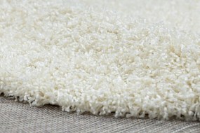 Covor SOFFI cerc shaggy 5cm cremă