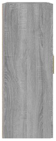 Dulap de perete, gri sonoma, 69,5x32,5x90 cm, lemn prelucrat 1, sonoma gri
