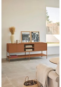 Comodă TV cărămizie 175x74x45 cm Platt – Teulat