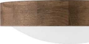 Brilagi LED RGBW — plafonieră LED dimerizabilă CARVALHO SLIM 1xE27/15W/230V Wi‑Fi, stejar, Ø 27 cm