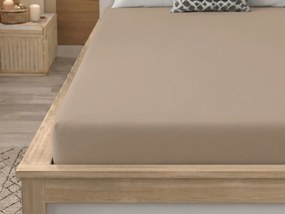 Cearsaf din microfibra MICROVELLE bej 180x200 cm
