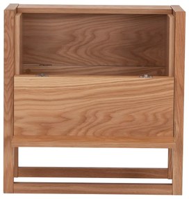 Dulap pentru vinuri din lemn de stejar în culoare naturală 59x60 cm NewEst - Woodman