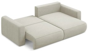 Colțar bej extensibil/cu spațiu de depozitare (cu colț pe partea dreaptă/cu șezlong) Kapua – Makamii