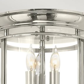 Plafonieră Hinkley HK-GENTRY-F-PN GENTRY 3xE14/40W/230V crom lucios