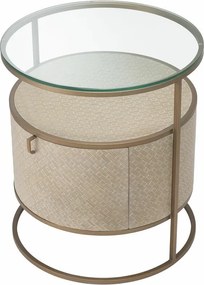 Noptiera/ Masuta laterala design LUX Napa Valley stejar albit 114776 HZ