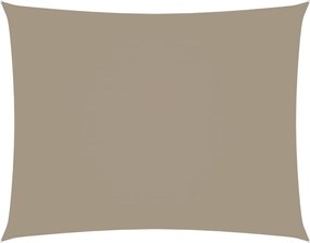 vidaXL Parasolar din țesătură oxford, gri taupe, 2,5x3,5 m, dreptunghiular