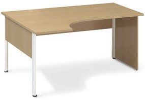 Birou ergonomic ProOffice A 180 x 120 cm, stanga, fag
