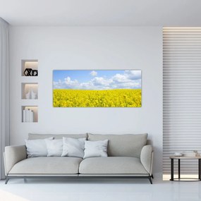 Tablou - Câmp galben (120x50 cm)