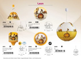 Aplica de perete pentru camera copii, Leon 4571 RX