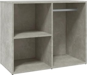 vidaXL Dulap de dressing, gri beton, 80x40x65 cm, lemn compozit