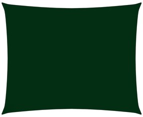 Parasolar verde inchis 2x3,5 m tesatura oxford dreptunghiular