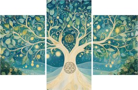Tablou – Arbore magic cu spirale (90x60 cm)