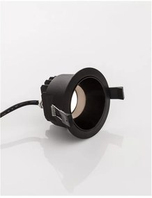 Spot LED incastrabil tavan fals / plafon CARPO negru