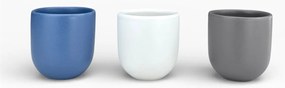 Set 3 cesti cafea Pahare Novum Trio Nimbus, glazura mata, 250ml