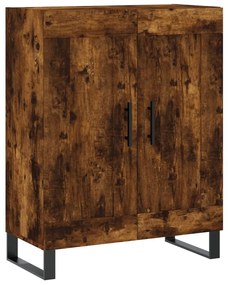 vidaXL Servantă, stejar fumuriu, 69,5x34x90 cm, lemn compozit