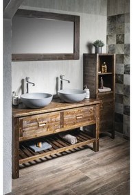 Sapho - Lavoar pentru blat FORMIGO Ø 39 cm, beton/gri mat