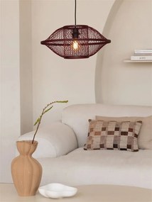 Lustra/Pendul Eco, Bambus, Maui visiniu, S