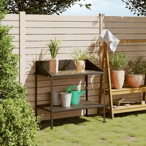 vidaXL Suport de plante, antracit, 100x54,5x100 cm, oțel galvanizat