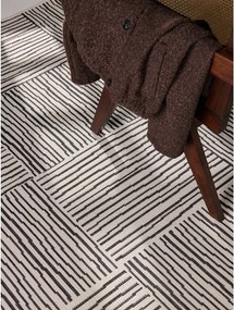 Covor pentru exterior și interior negru/crem 120x170 cm Haringey Nightingale – Ted Baker