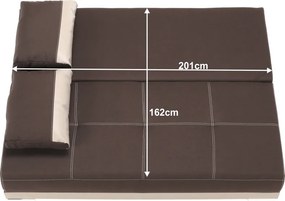 Canapea extensibilă, cacao/ciocolată, SALEM
