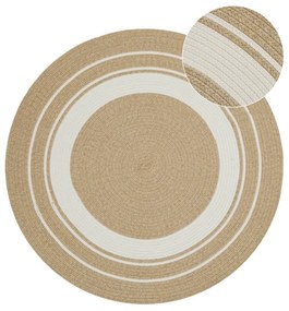 Covor rotund de exterior în culoare naturală ø 150 cm - NORTHRUGS
