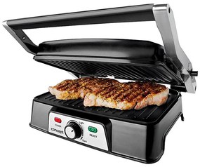 Grătar de contact Concept ge2005 1500W/230V oțel inoxidabil/negru