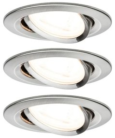 SET 3x corp de iluminat încastrat pentru baie Paulmann 93652 LED GU10/6,1W IP23 230V