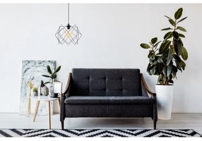 Lustră pe cablu GALL 1xE27/60W/230V negru