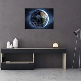 Tablou - Vedere din spațiu (70x50 cm)