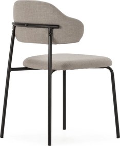 Scaune de dining gri-deschis 4 buc. Adriel – Marckeric