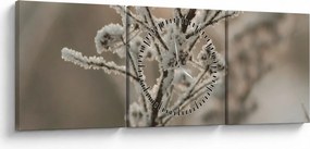 Tablou - Plantează în îngheț (cu ceas) (90x30 cm)