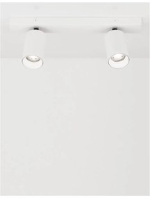 Plafoniera 2L design modern TOD alb