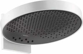 Palarie cu brat de dus Hansgrohe Rainfinity 360 alb mat 3 functii