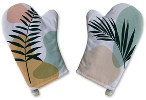 Set 2 mănuși de bucătărie din bumbac Butter Kings Botanical Art