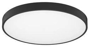 Plafoniera LED moderna design slim PERFECT 60cm negru 3000K Dimmable